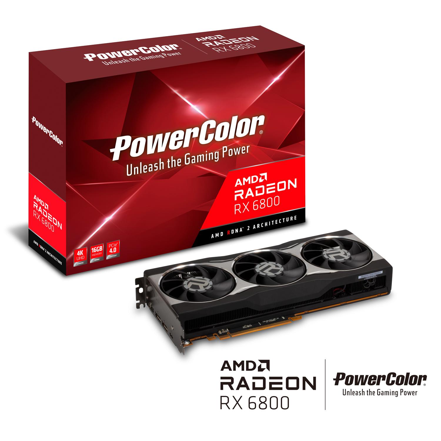 Card đồ họa PowerColor AXRX-6800-16GBD6-M2DHC Radeon RX 6800 16GB slide image 0