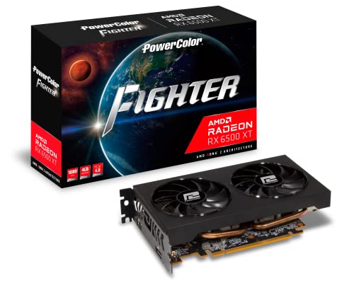 Card đồ họa PowerColor Fighter OC Radeon RX 6500 XT 4GB slide image 4