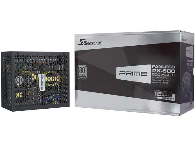Nguồn máy tính SeaSonic Prime Fanless PX-500 500W 80+ Platinum Fanless ATX slide image 0