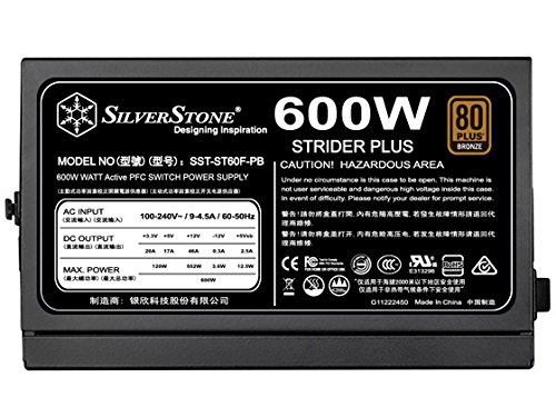 Nguồn máy tính Silverstone Strider 600W 80+ Bronze ATX slide image 6