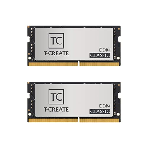 RAM TEAMGROUP T-Create Classic 64GB (2x32) DDR4-3200 SODIMM CL22 (TTCCD464G3200HC22DC-S01) slide image 0