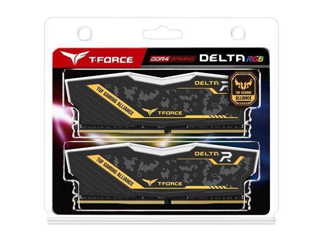 RAM TEAMGROUP T-Force Delta TUF Gaming Alliance RGB 64GB (2x32) DDR4-3200 CL16 (TF9D464G3200HC16FDC01) slide image 2