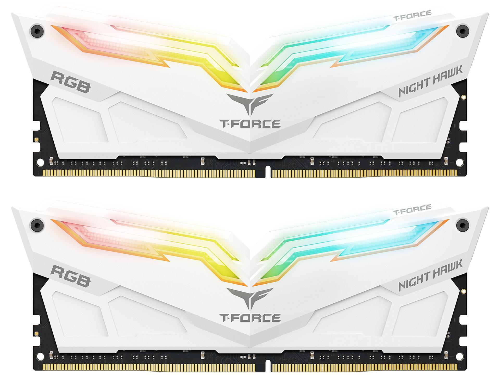 RAM TEAMGROUP T-Force Night Hawk RGB 32GB (2x16) DDR4-3000 CL16 (TF2D432G3000HC16CDC01) slide image 0