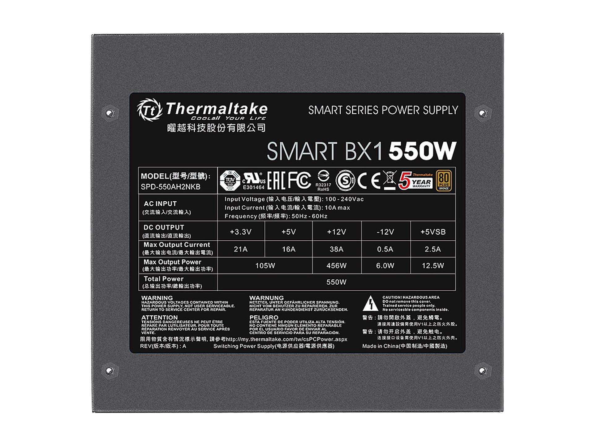 Nguồn máy tính Thermaltake Smart BX1 550 550W 80+ Bronze ATX slide image 2