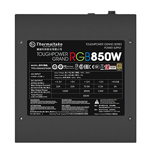 Nguồn máy tính Thermaltake Toughpower Grand RGB 850 SE 850W 80+ Gold ATX slide image 4