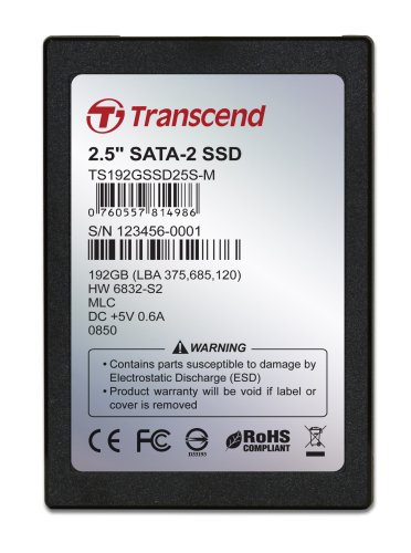 Ổ cứng SSD Transcend Transcend MLC 192GB 2.5" slide image 0