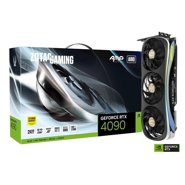 Card đồ họa Zotac GAMING AMP Extreme AIRO GeForce RTX 4090 24GB slide image 0